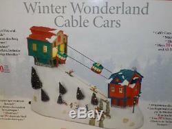 Older Mr. Christmas Winter Wonderland Cable Car