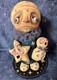 Ooak Halloween Paper Mache Paper Clay Moon Mamma #63, Jenny Salsini