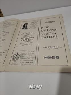 Original Comus 1931 Diamond Jubilee Parade Program Mardi Gras Parade Favor