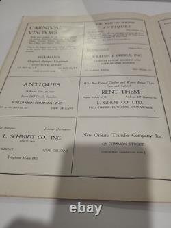 Original Comus 1931 Diamond Jubilee Parade Program Mardi Gras Parade Favor