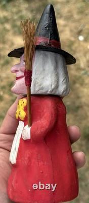 Original Halloween 8 Small German Witch Candy Container Halloween Witch CC Rare Original Halloween 8 Small German Witch Candy Container Halloween Witch CC Rare
