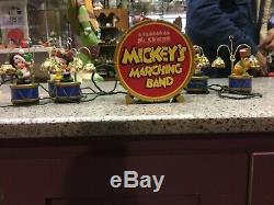 Original Vtg Mr Christmas Disney Mickeys Marching Band Musical Bells 35 Songs