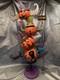 Pier 1 One Vtg Pumpkin I Love Zombies Stack Tower Glitter Decor 25 Rare Vguc