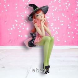 PRE-ORDER 23 Shelf Sitting Mod Witch Halloween Decor SHIPS 5/2027