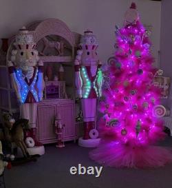 Pair Of custom 6 Ft. Nutcrackers! Candy Land Theme