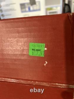 Pam's Holiday Hearth Christmas CardBoard Full Size Fireplace in Box NEW&ANTIQUE