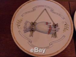 Patience Brewster Department 56 Christmas Krinkles 12 Days of Christmas Plates