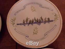 Patience Brewster Department 56 Christmas Krinkles 12 Days of Christmas Plates