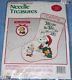 Peanuts Snoopy, Woodstock Ho Ho Ho Stocking Counted Cross Stitch Christmas Kit