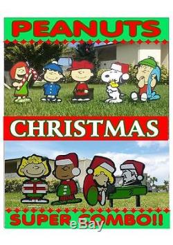 Peanuts outdoor SUPER DELUX christmas decorations