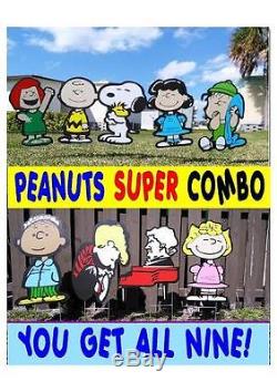 Peanuts outdoor easter SUPER SIZE christmas valentine's decorations