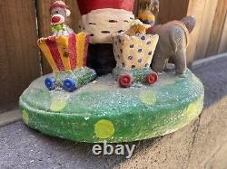 Penny mcallister 2009 santa with circus toys elephant large 23 inches Very Rare