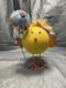 Pier 1 One Vintage Easter Chick Bow Umbrella Glittr Feathr Very Rare 9 Read
