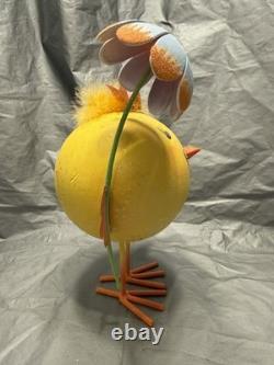Pier 1 One VINTAGE Easter CHICK BOW UMBRELLA Glittr Feathr VERY RARE 9 READ