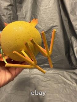 Pier 1 One VINTAGE Easter CHICK BOW UMBRELLA Glittr Feathr VERY RARE 9 READ