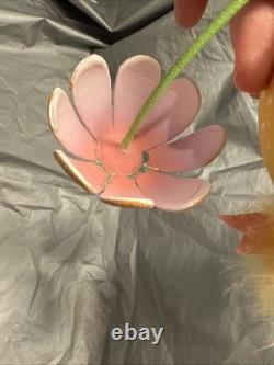 Pier 1 One VINTAGE Easter CHICK BOW UMBRELLA Glittr Feathr VERY RARE 9 READ