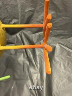 Pier 1 One VINTAGE Easter CHICK BOW UMBRELLA Glittr Feathr VERY RARE 9 READ