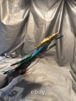 Pier 1 One VTG CHRISTMAS TREE WHIMSICAL Glitter Figurine 25.75 RARE HTF VGUC