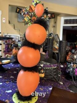 Pier 1 Stacked Metal Halloween Decor VERY RARE