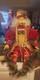Poseable Christmas Forest Elf Richly Decorated Gold, Green, Red Velvet