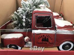 Pre Lit Truck And Camper Christmas Themed Center Piece
