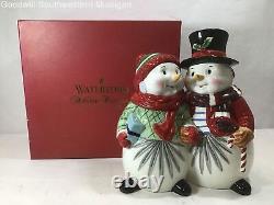 Pre-Owned Waterford Holiday Heirlooms Wonderland Walk Double Cookie Jar 144260