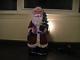 Puleo 26 Resin Fiber Optic Santa Claus Holding A Christmas Tree Org. Box Vgc