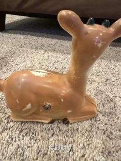 RARE 1950s Rudolph The Red Nosed Reindeer Light Up Bank RARE 1950s Rudolph The Red Nosed Reindeer Light Up Bank