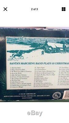 RARE 1992 Mr Christmas Santa's Marching Band Mice Top Hats 35 Songs No Box