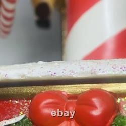 RARE 2009 BRADFORD EXCHANGE M&M'S CHARACTERS HOLIDAY MUSICAL CAROUSEL Works