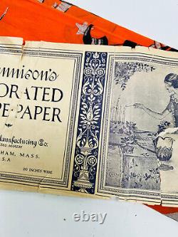 RARE 20s Halloween Dennison's Crepe Paper COMPLETE 20 x 120 uncut