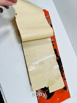 RARE 20s Halloween Dennison's Crepe Paper COMPLETE 20 x 120 uncut