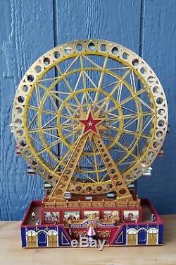 RARE! 75th Anniversary Mr. Christmas World's Fair Grand Ferris Wheel GOLD LABEL