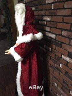 RARE Animated Life Size 5 Foot Mrs Claus Sings Christmas PAC Pan Asian Creations