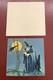 Rare Antique Halloween Trifold Invitation With Witch & Envelope Dennison 20s