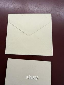 RARE Antique Halloween Trifold Invitation with Witch & Envelope Dennison 20s