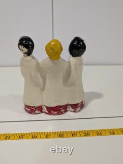 RARE Antique/Vintage Three Men Carolers 1940's Figurine