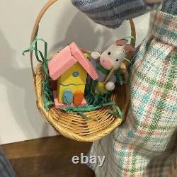 RARE Byers Choice Caroler Spring Easter Grandparents 13 Grandfather Grandmother