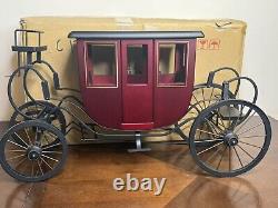 RARE Byers Choice Caroler's 2001 Wood Stagecoach Carriage Christmas Accessory