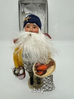 RARE Byers Choice NAUTICAL SANTA FENWICK ISLAND FISHERMAN (signed By Joyce) 1e4