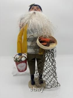 RARE Byers Choice NAUTICAL SANTA FENWICK ISLAND FISHERMAN (signed By Joyce) 1e4