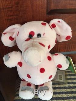 RARE! CVS Stuffins Pink Spotted Elephant Rudolph Misfit 12 inch Plush MWT's