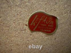 RARE Complete LEFTON White & Gld Porcelain Nativity Set with Original Creche