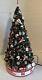 Rare Danbury Mint University Of Nebraska Cornhuskers Lightup Christmas Tree Htf