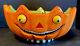 Rare Dept 56 Google Eye Jack O Lantern Halloween Candy Ceramic Bowl