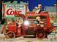 Rare Enesco Coca-cola Deck The Hauls Rolling Truck Action/lights Music Box Video