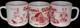Rare Federal Milk Glass Santa's Village Mug Jefferson Nh Lot Of 3 Mugs