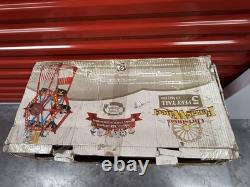 RARE GEMMY 2007 CHRISTMAS FERRIS WHEEL ROTATES LIGHTS UP 5' With 6 CHARACTER SWING