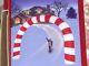 Rare Giant 15' Gemmy Lighted Candy Cane Archway Christmas Airblown Inflatable