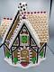 Rare Htf Traditions By Byers Choice Ltd. Rock Candy Gingerbread House, Christmas